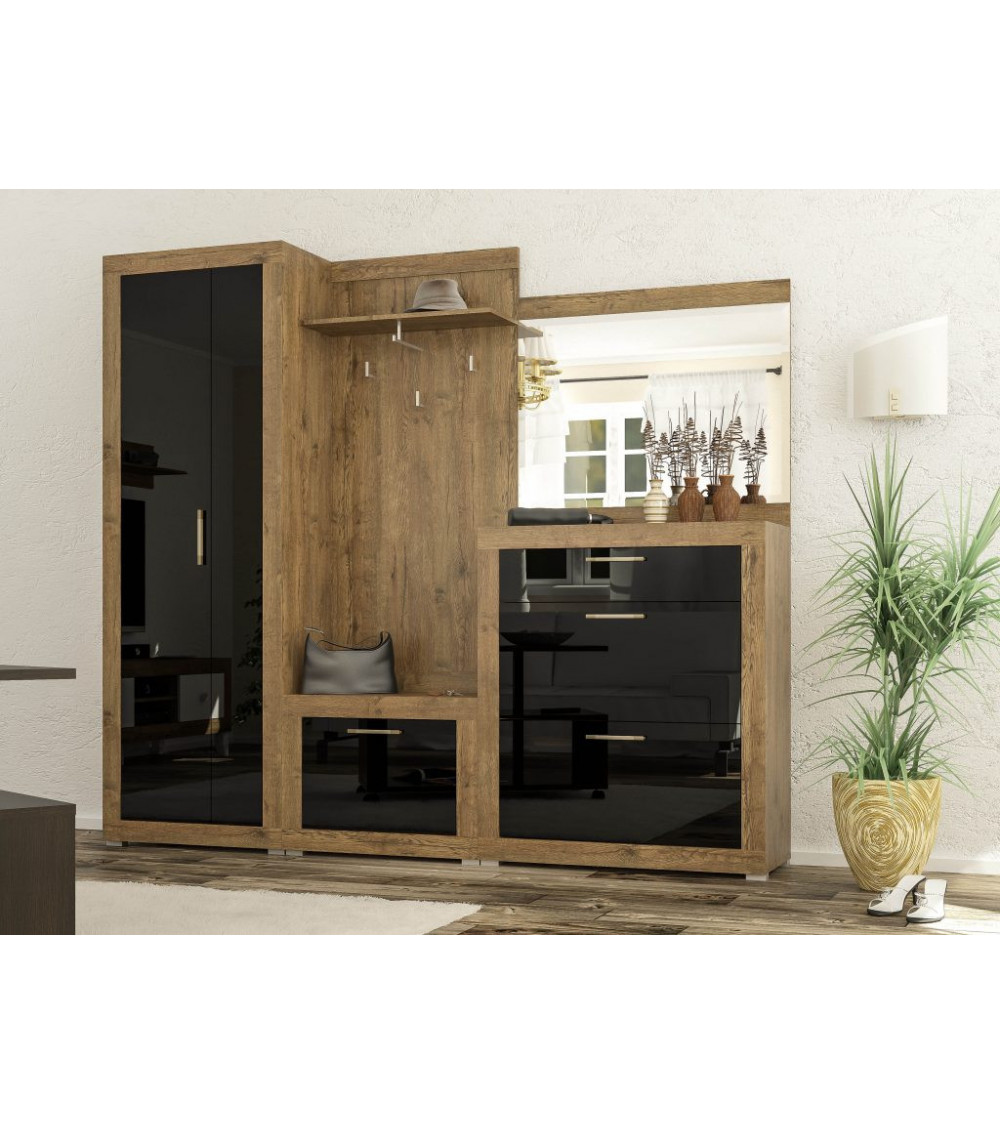Mueble de entrada PARMA negro