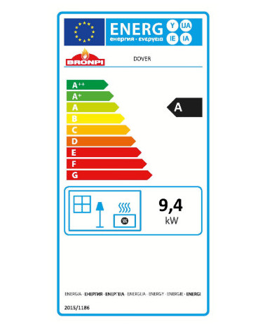 Poêle à bois RONDO 9 kW