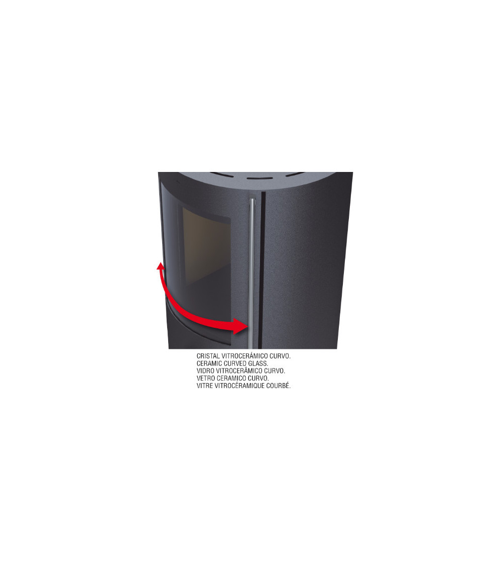 Poêle à bois RONDO 9 kW Poêle à bois RONDO 9 kW