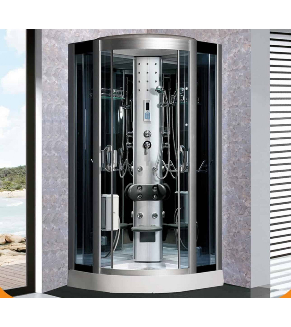 Cabine de Douche Hammam KORONA II, 90*90*215cm Cabine de Douche Hammam KORONA II, 90*90*215cm