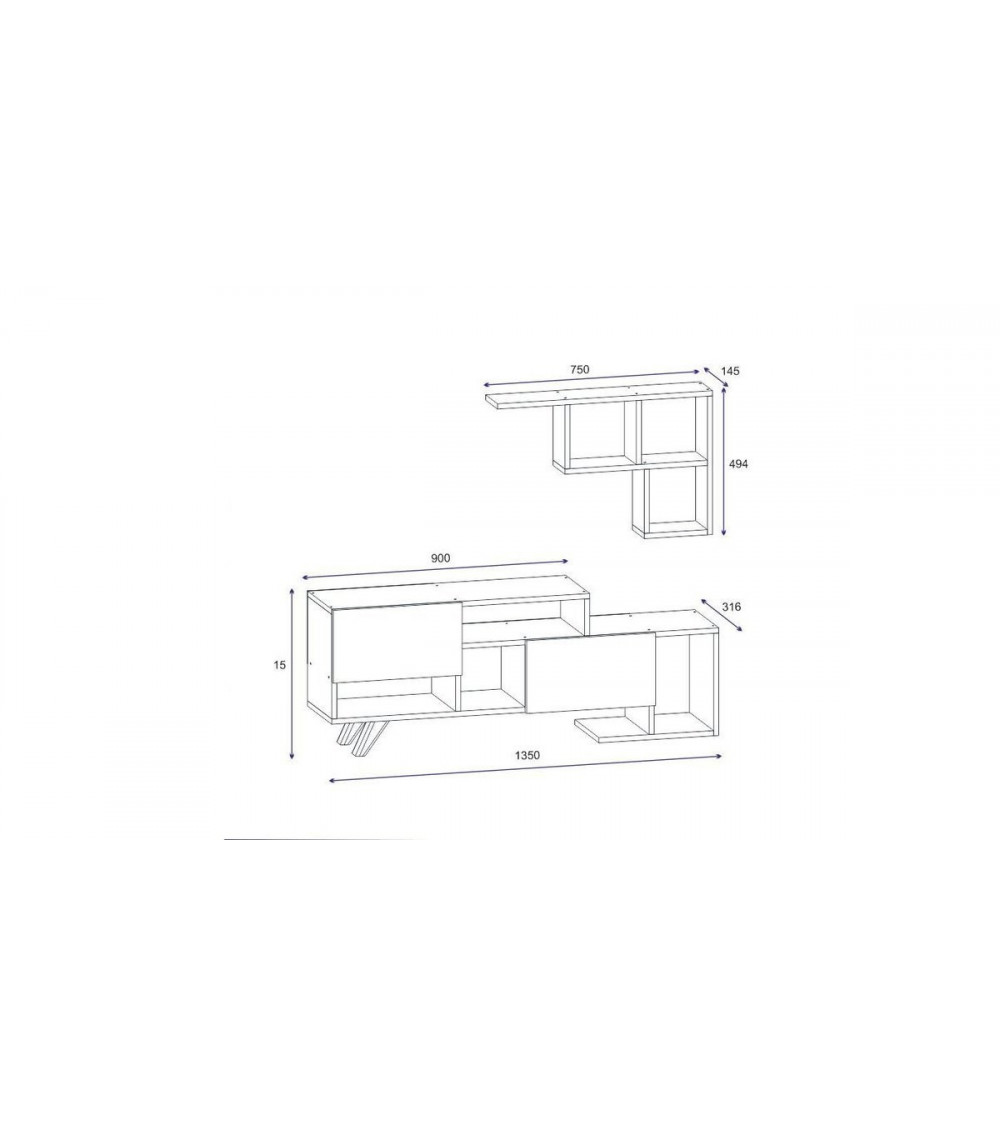 Todos los muebles de TV LOFT con leds Todos los muebles de TV LOFT con leds