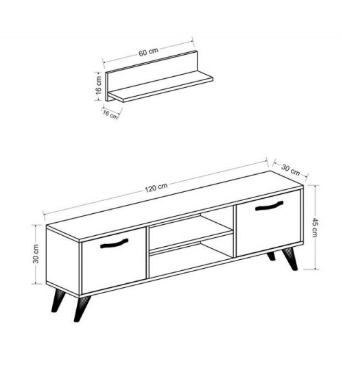 Todos los muebles de TV LOFT con leds