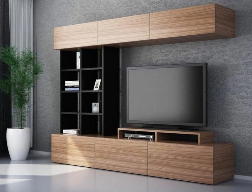 Conjunto mueble TV SASA 180 cm madera
