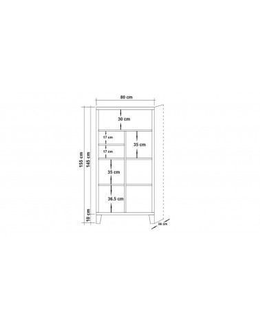 Ensemble meuble TV MILA 754