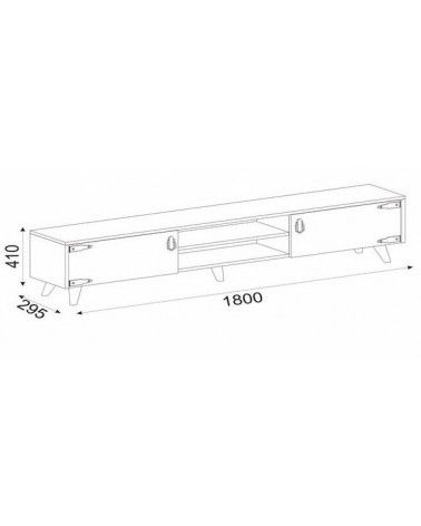 Todos los muebles de TV LOFT con leds