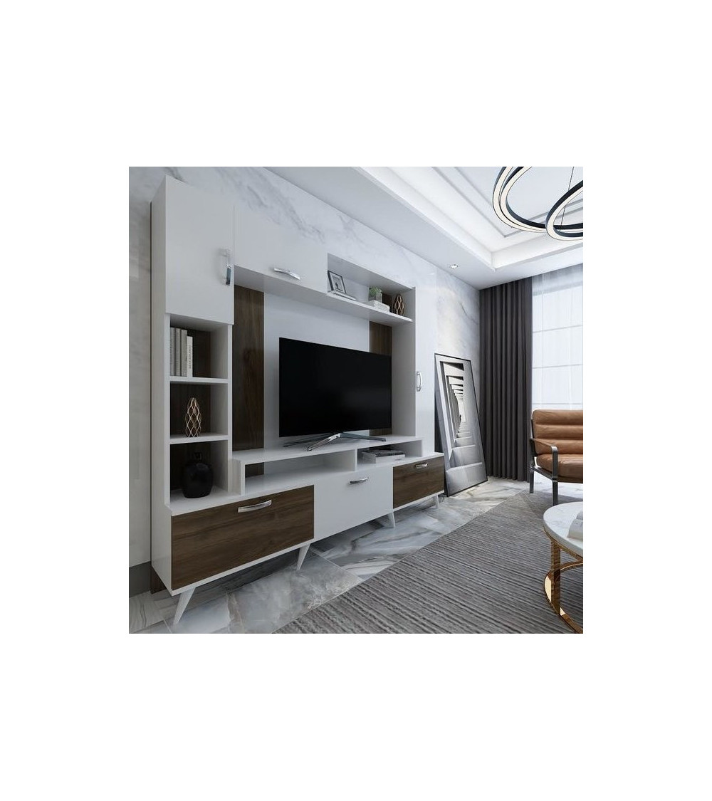 LOFT TV Storage combination with integrated lighting