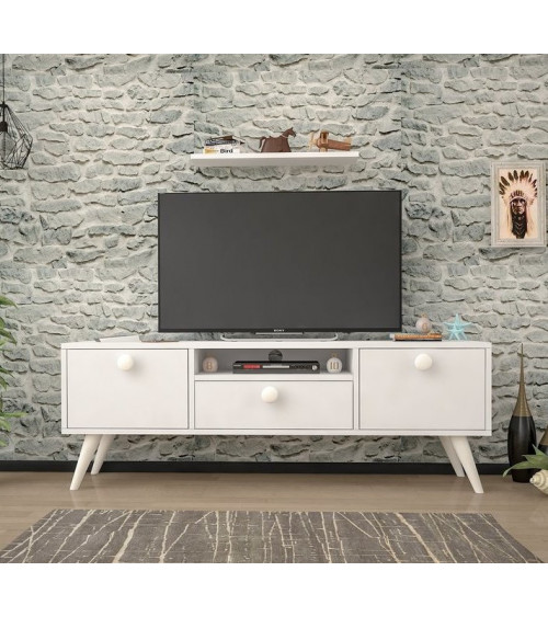 Ensemble meuble TV PENTA Blanc