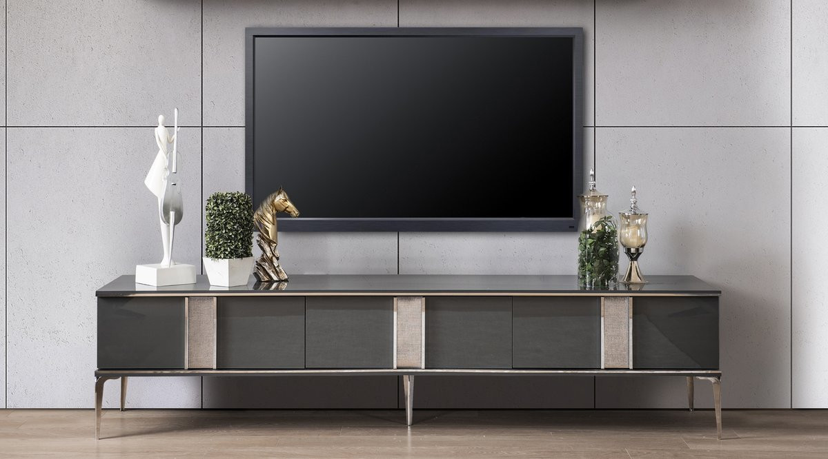Mueble TV 136 blanco de estilo nórdico Palm