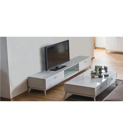 Meuble TV ALMODA Blanc