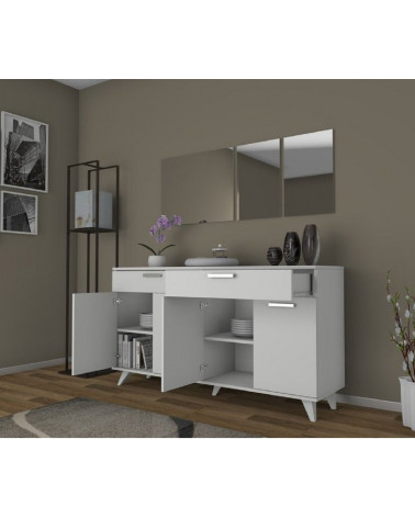 Roble de MIREL TV mueble 2 puertas 1 cajón