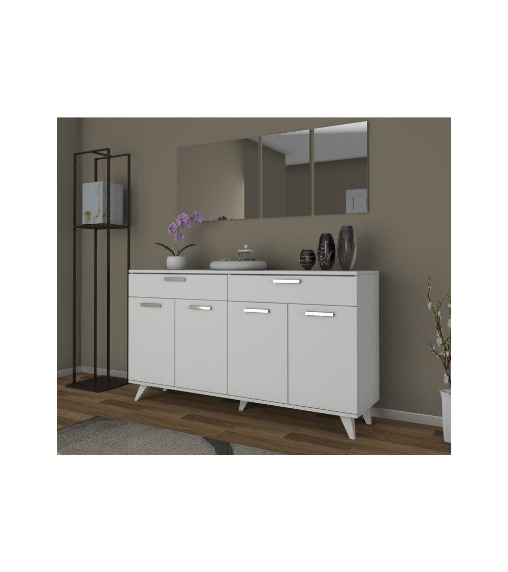 Roble de MIREL TV mueble 2 puertas 1 cajón Roble de MIREL TV mueble 2 puertas 1 cajón