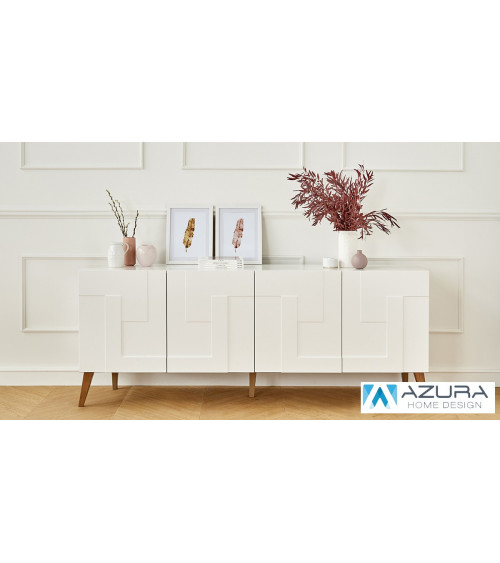 Roble de MIREL TV mueble 2 puertas 1 cajón