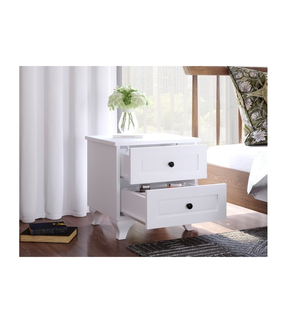 Lot de 2 chevets DESMOLINIA béton