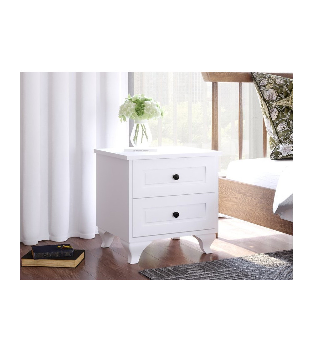 Lot de 2 chevets DESMOLINIA béton