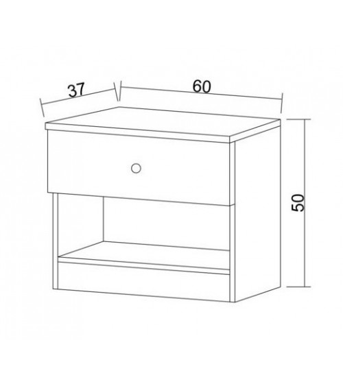 TABLE DE CHEVET KAPAKLI