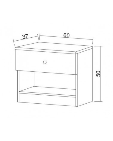 TABLE DE CHEVET KAPAKLI