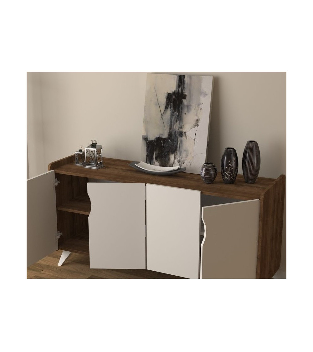 Roble de MIREL TV mueble 2 puertas 1 cajón