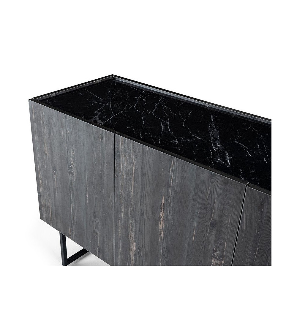 Roble de MIREL TV mueble 2 puertas 1 cajón