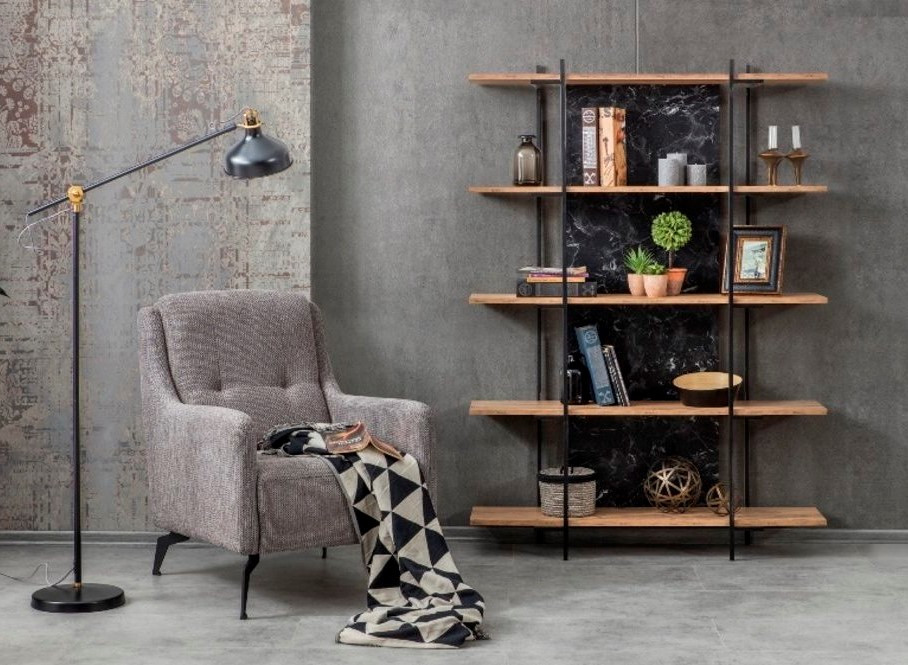 Librería modular industrial Loft