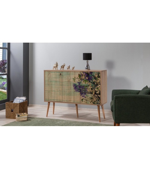 Mobili in rovere TV MIREL 2 ante e 1 cassetto