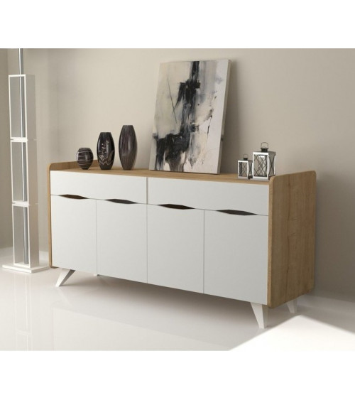 Mobili in rovere TV MIREL 2 ante e 1 cassetto