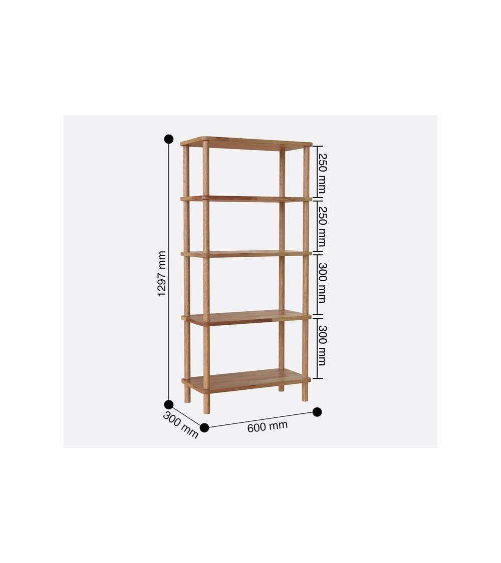 Bibliothèque DEMONTHA 60 x 129 CM