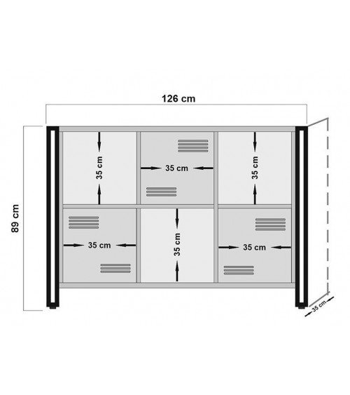 Bibliothèque et console PENTA