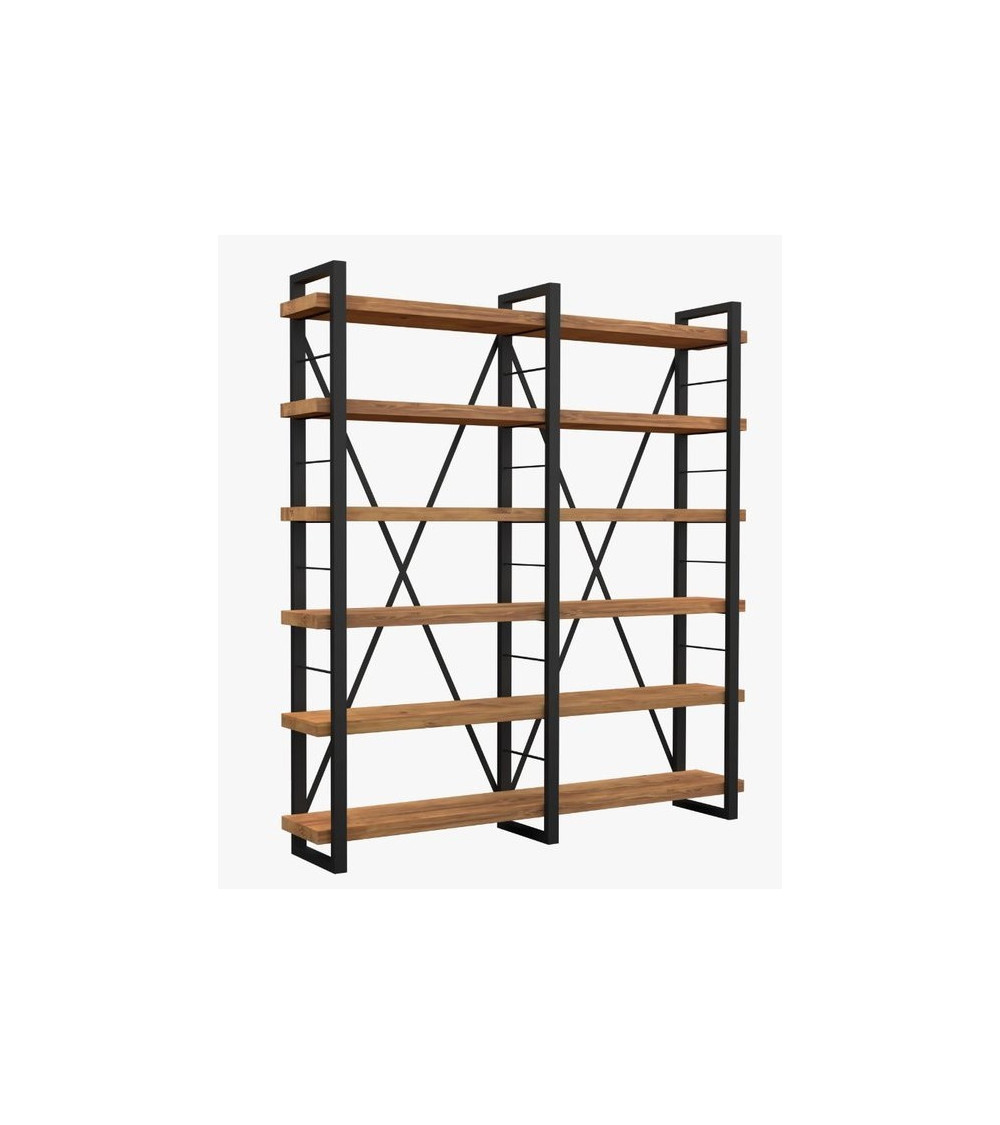 Bibliothèque TIMBER 150 CM Châtaignier