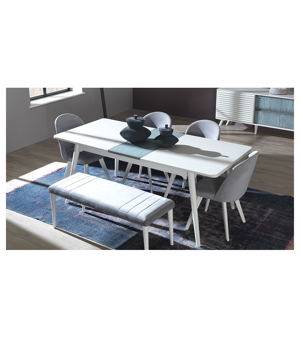 Comedor completo LAURA Gris Comedor completo LAURA Gris