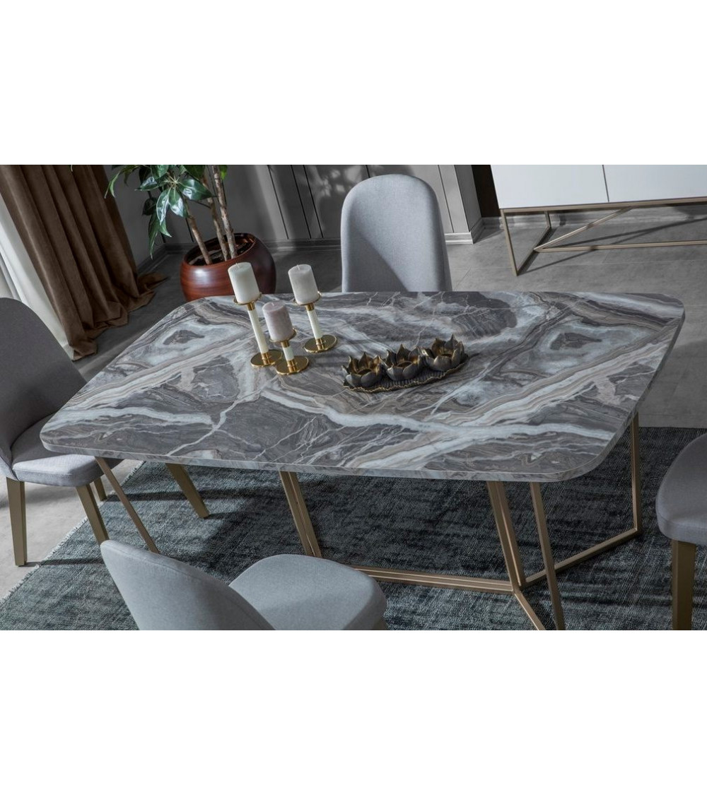 Comedor completo LAURA Gris Comedor completo LAURA Gris