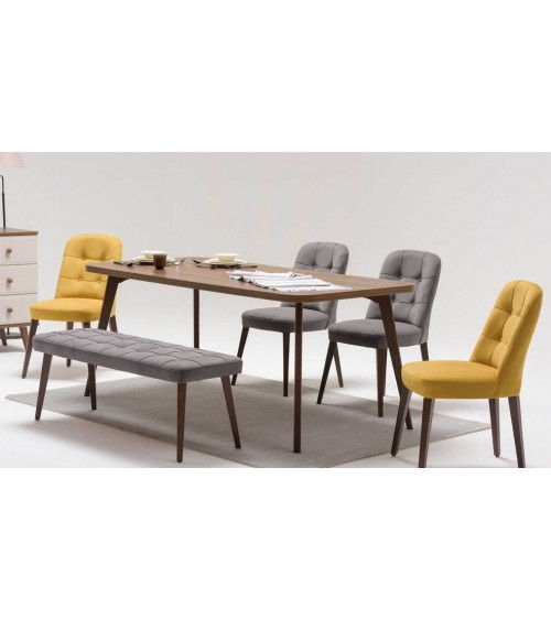 Comedor completo LAURA Gris