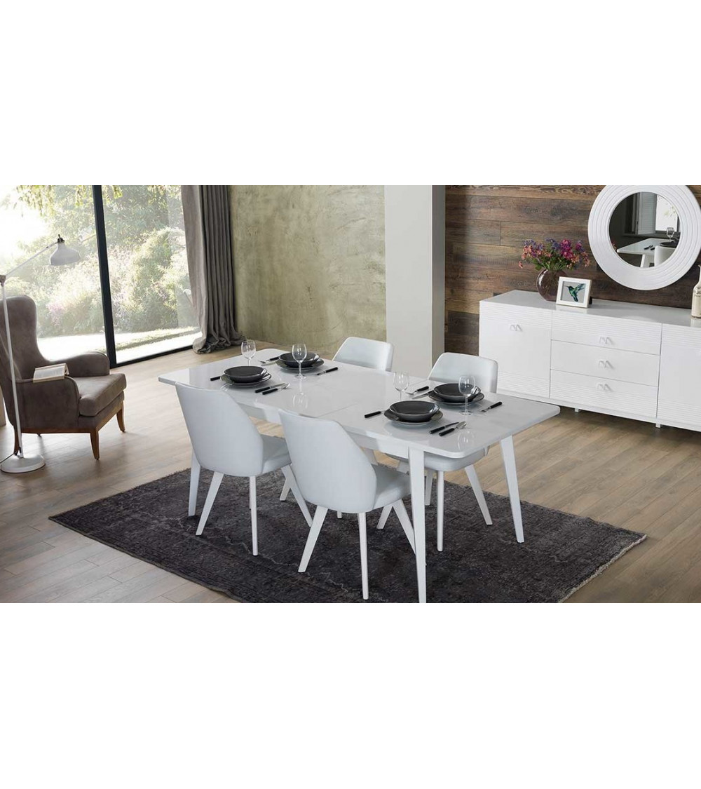 Comedor completo LAURA Gris Comedor completo LAURA Gris