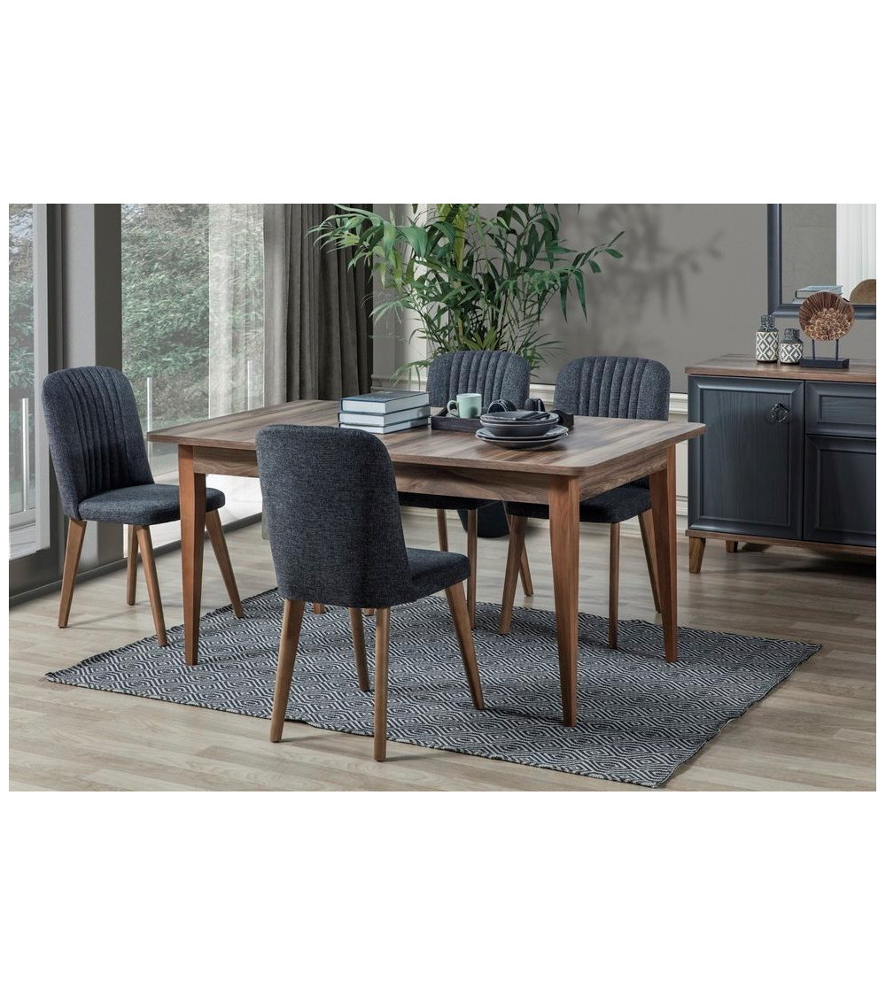 Comedor completo LAURA Gris