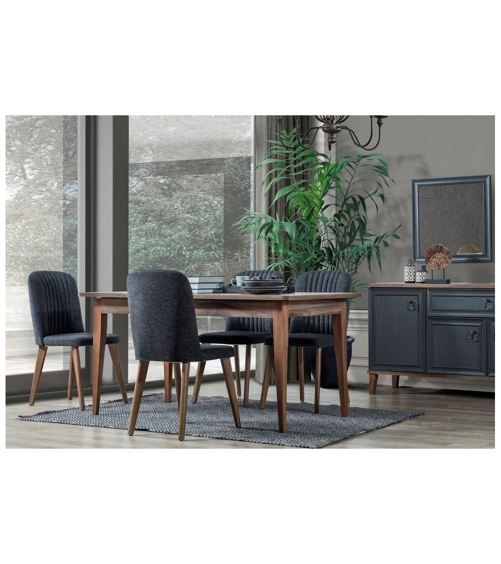 Comedor completo LAURA Gris