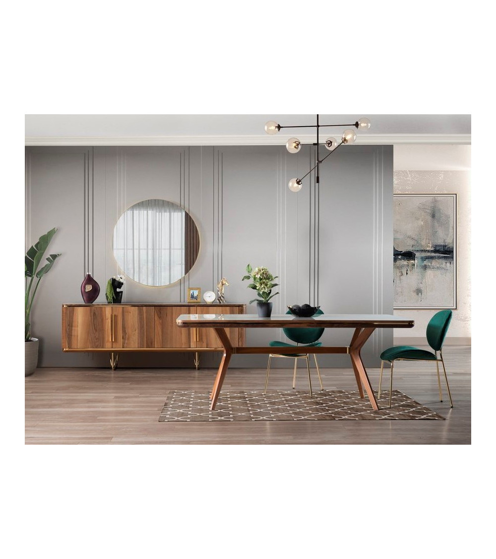 Comedor completo LAURA Gris