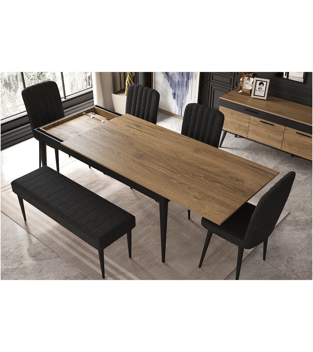 Comedor completo LAURA Gris