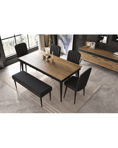 Comedor completo LAURA Gris