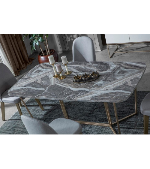 Comedor completo LAURA Gris