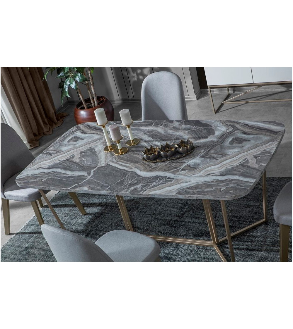 Comedor completo LAURA Gris Comedor completo LAURA Gris