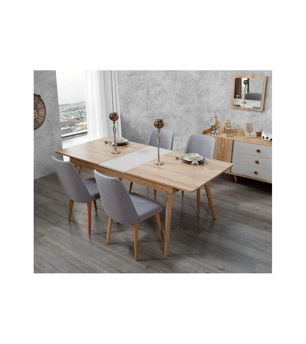 Comedor completo LAURA Gris Comedor completo LAURA Gris