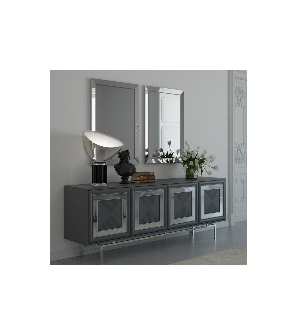 Sala da pranzo completa LAURA Gris Sala da pranzo completa LAURA Gris