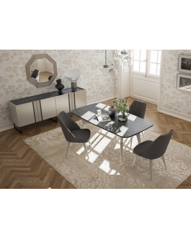 Comedor completo LAURA Gris