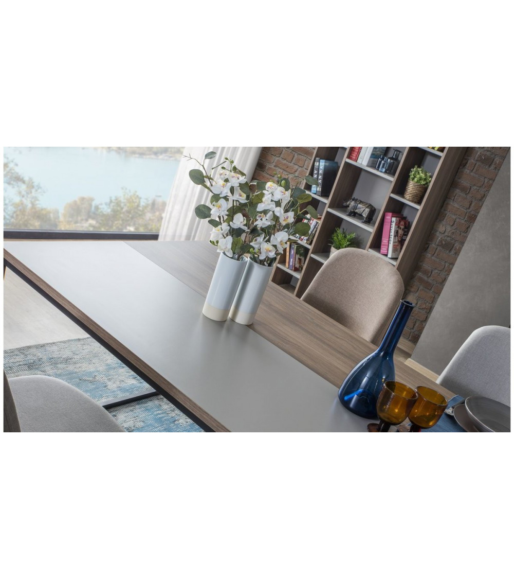 Sala da pranzo completa LAURA Gris Sala da pranzo completa LAURA Gris