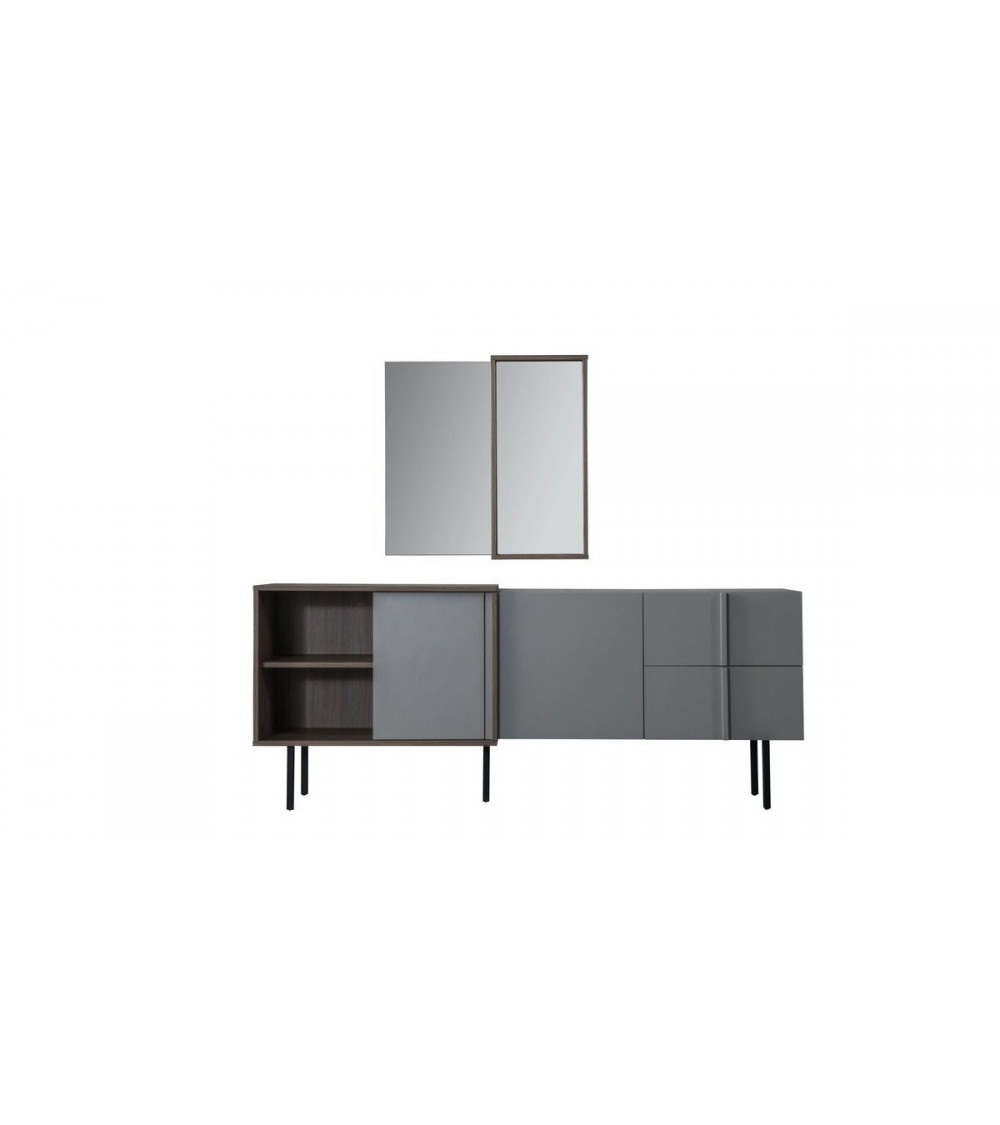 Sala da pranzo completa LAURA Gris Sala da pranzo completa LAURA Gris