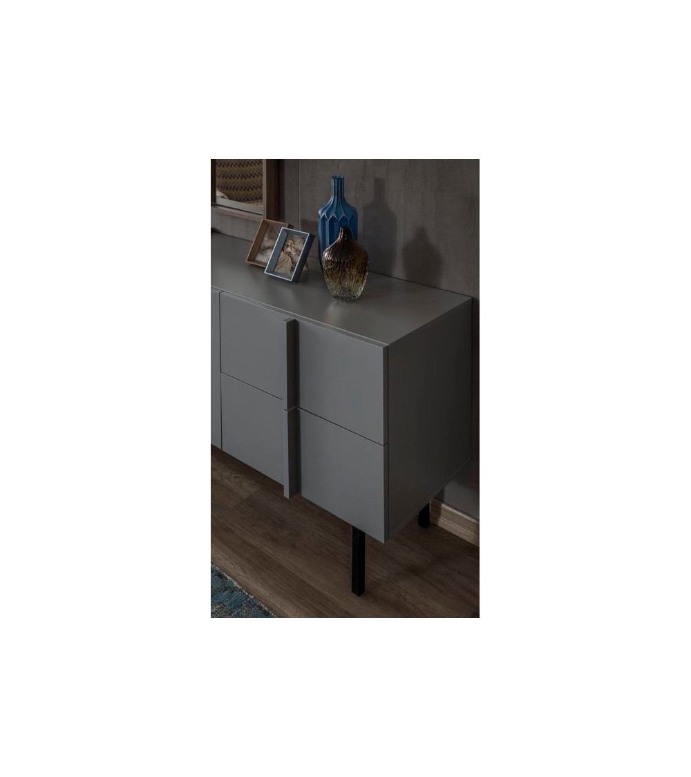 Sala da pranzo completa LAURA Gris Sala da pranzo completa LAURA Gris