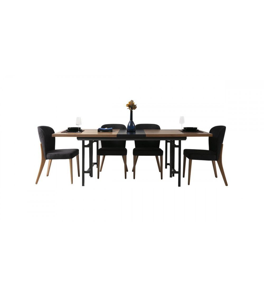 Comedor completo LAURA Gris Comedor completo LAURA Gris