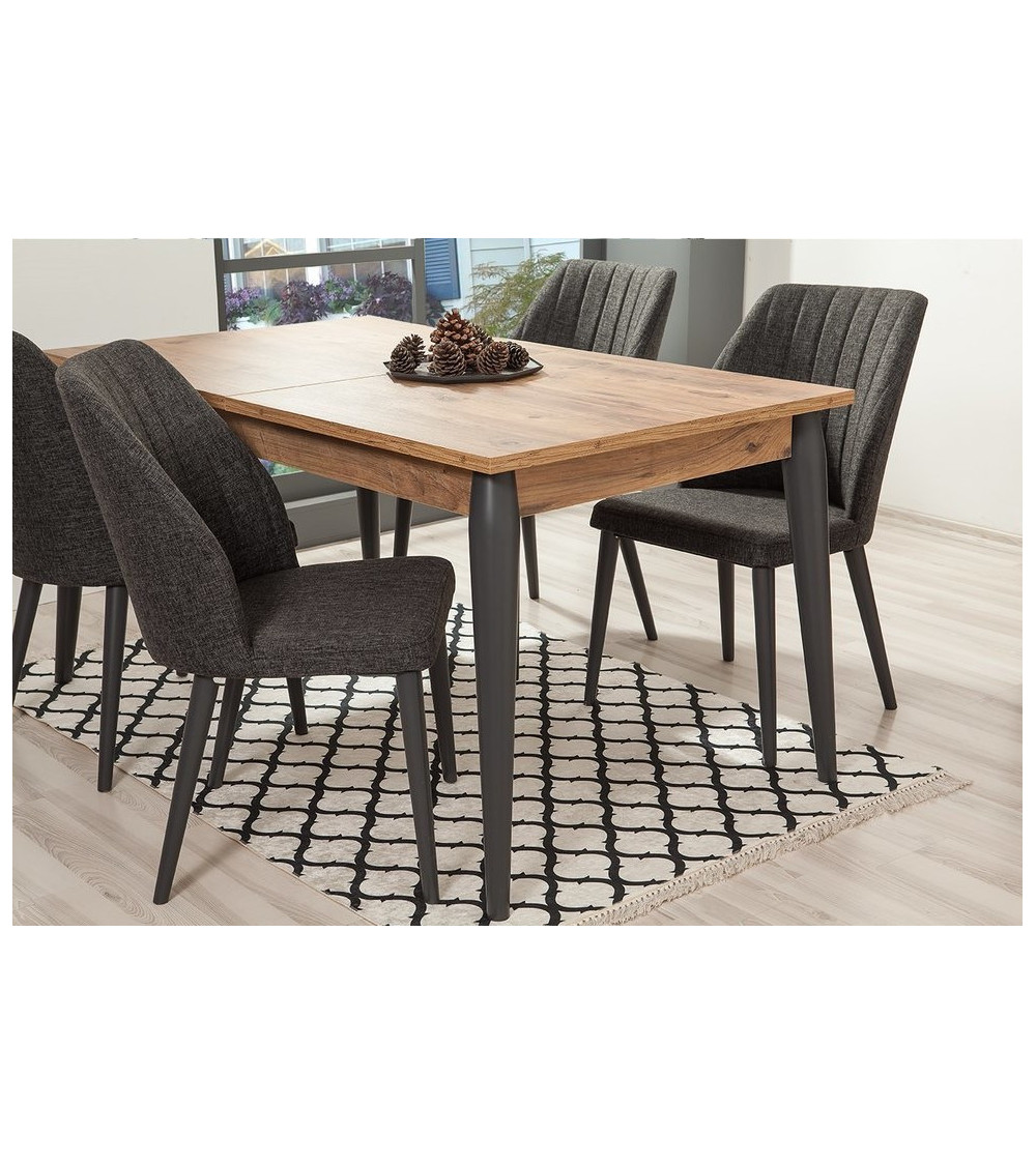 Comedor completo LAURA Gris Comedor completo LAURA Gris