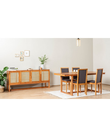 Comedor completo LAURA Gris