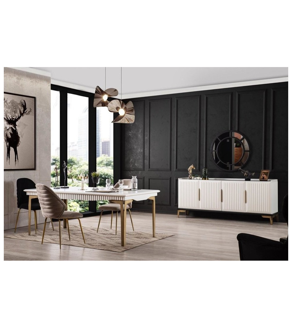 Comedor completo LAURA Gris Comedor completo LAURA Gris