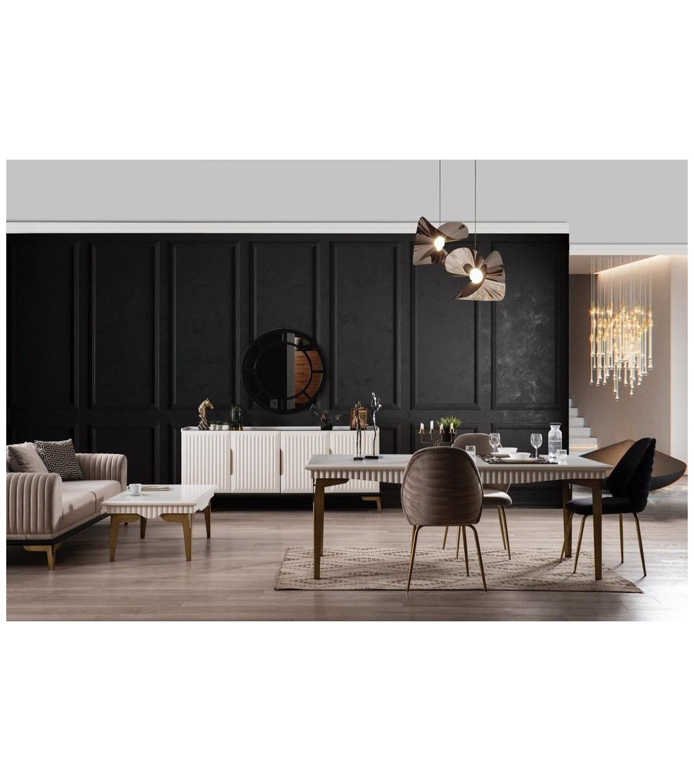 Comedor completo LAURA Gris Comedor completo LAURA Gris